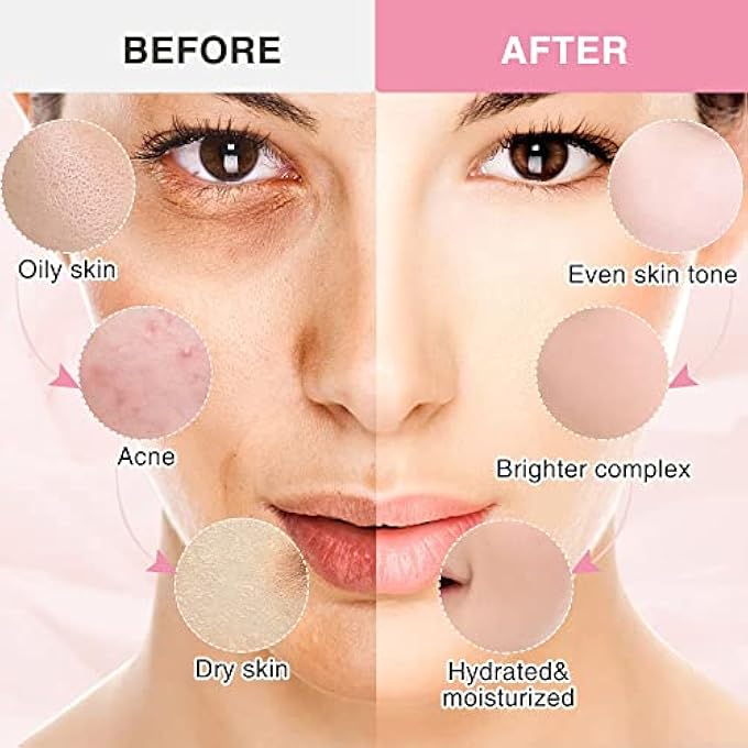 VCare WHITENING PEEL OFF FACE MASK POWDER FOR SKINCARE| FACIAL SKIN CARE PRODUCT FOR WOMEN SMOOTHING, MOISTURIZING, CLEANSING, REFRESHING FOR MEN AND WOMEN 30GM PACK OF 2 - Image 4